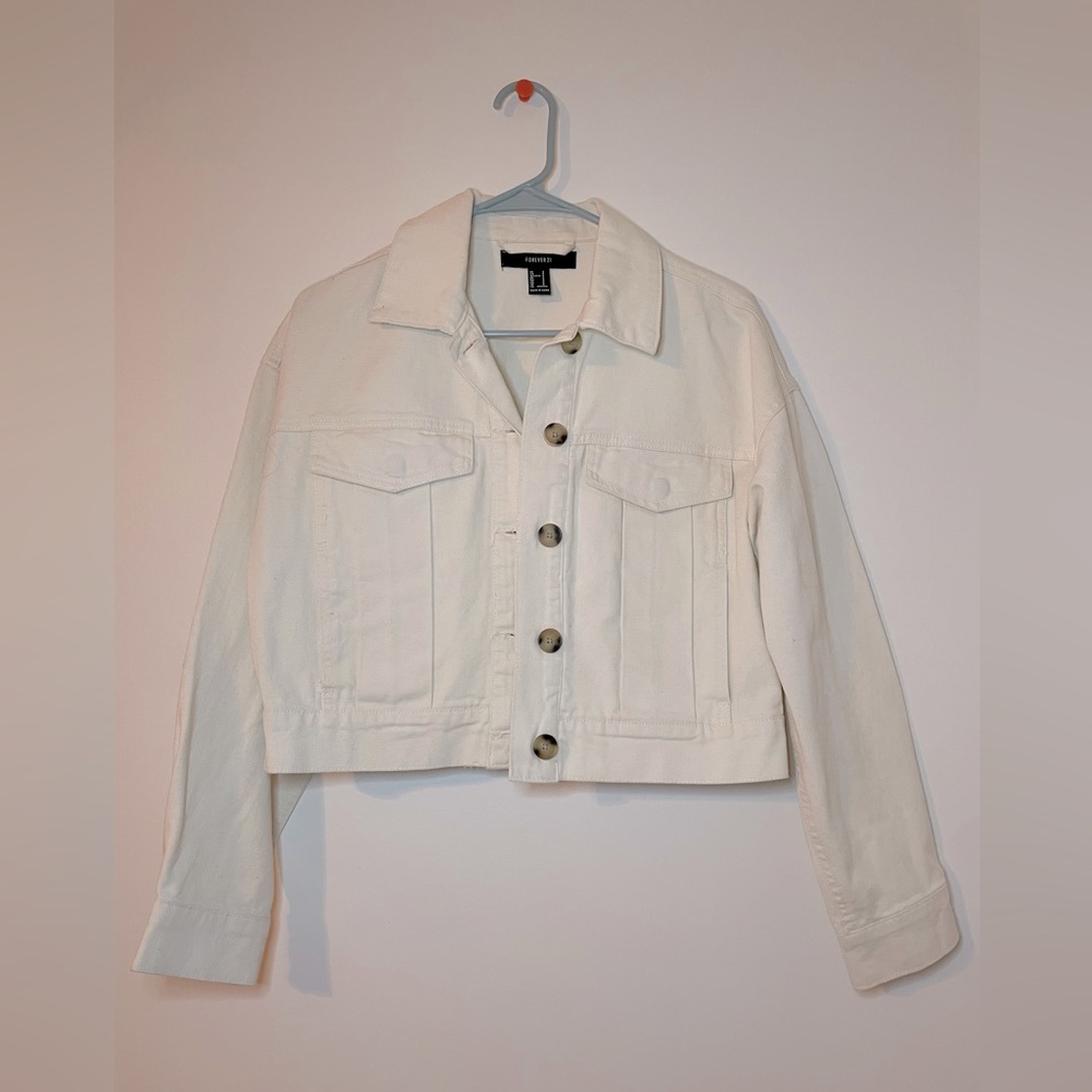 White Jean Jacket